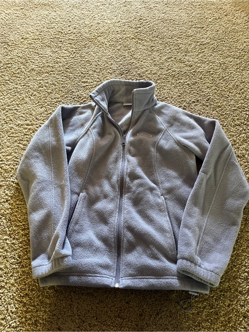 Columbia Light Purple Full-Zip Fleece Jacket